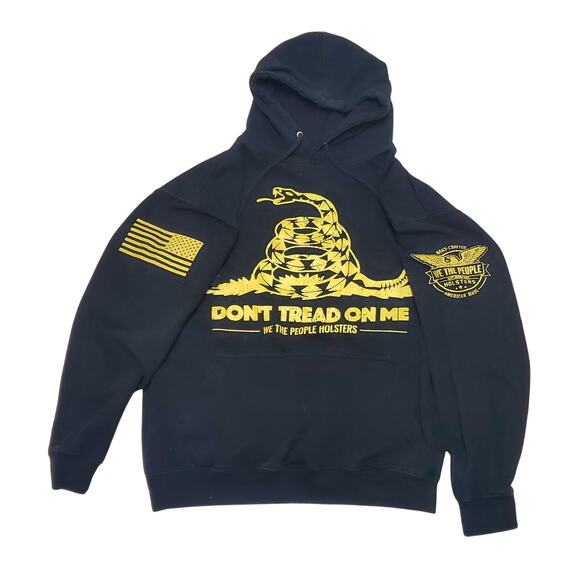 We The People Don't Tread on Me Hoodie Sz M USA Patriotic - Picture 3 of 10